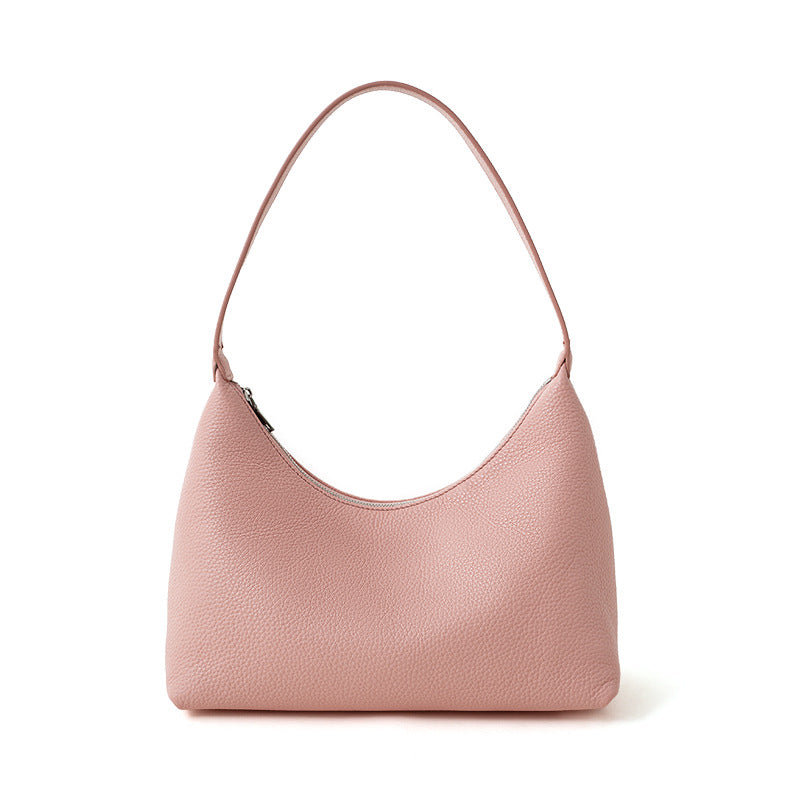 Leather Underarm Crossbody Bag