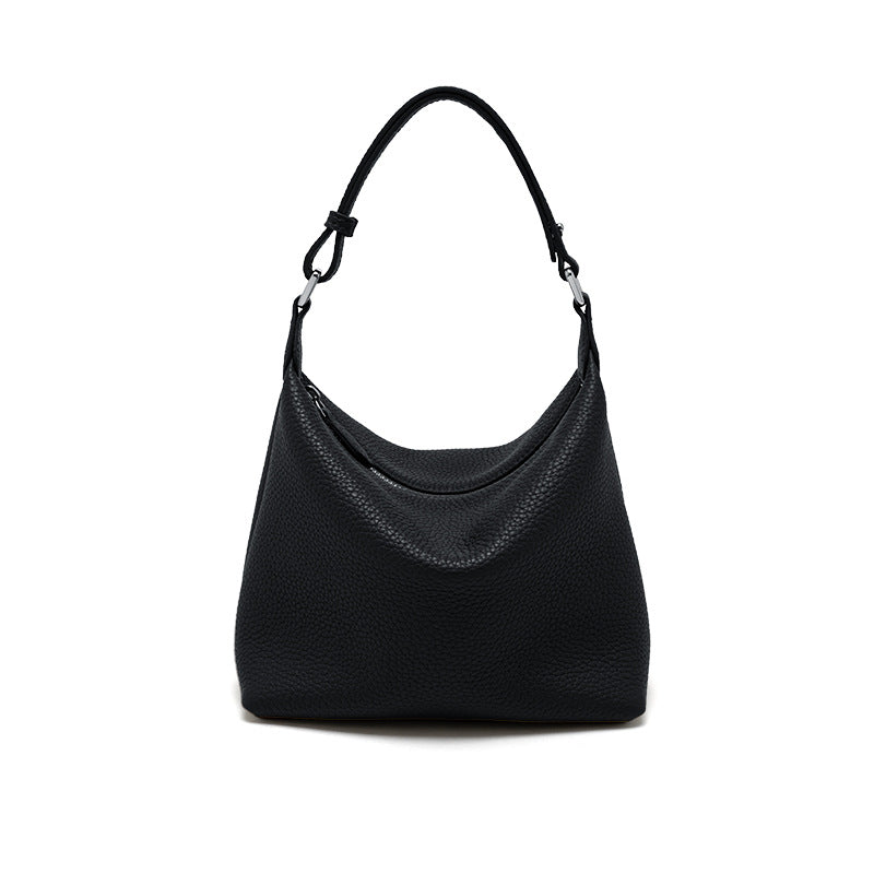 Leather Underarm Handbag