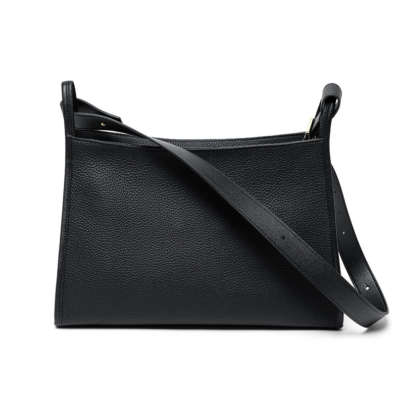 Large Pebbled Leather Handbag