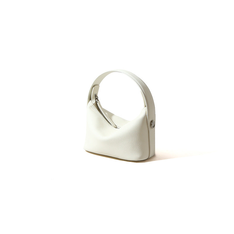 Leather Dumpling Underarm Bag