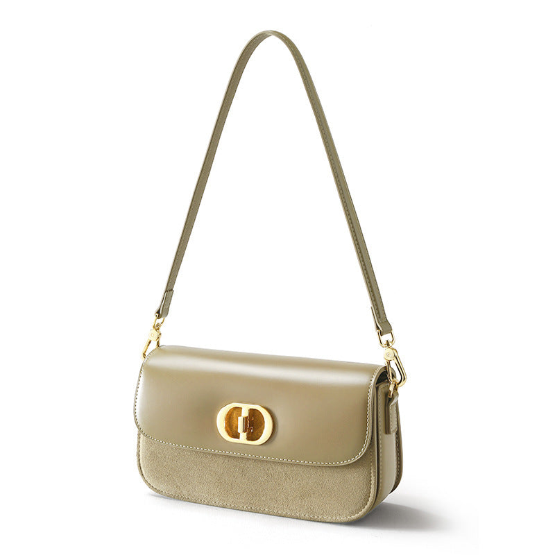 Glossy Nubuck Underarm Crossbody