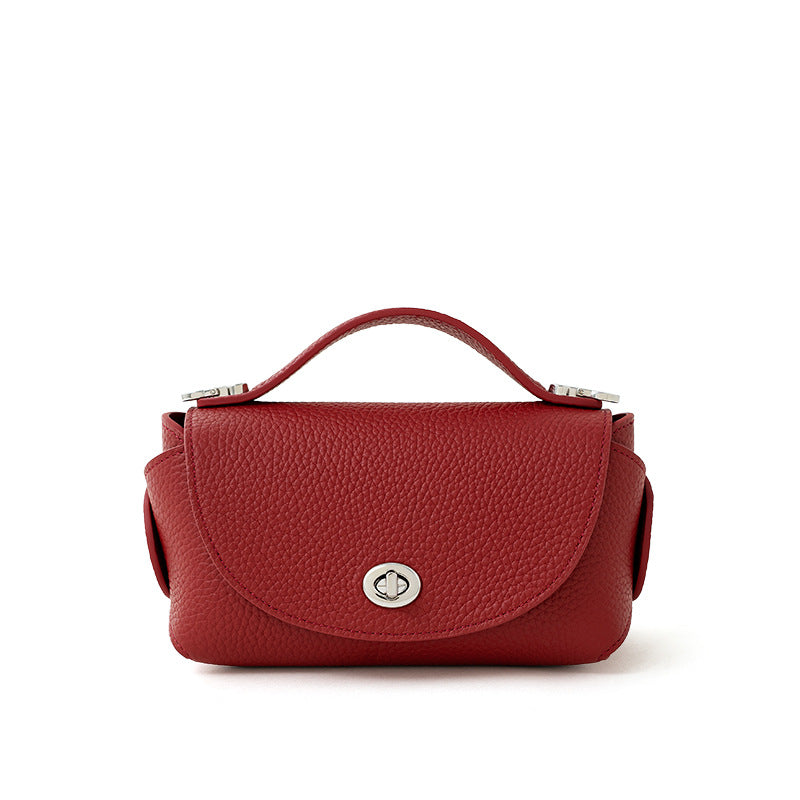 Leather Box Crossbody Bag