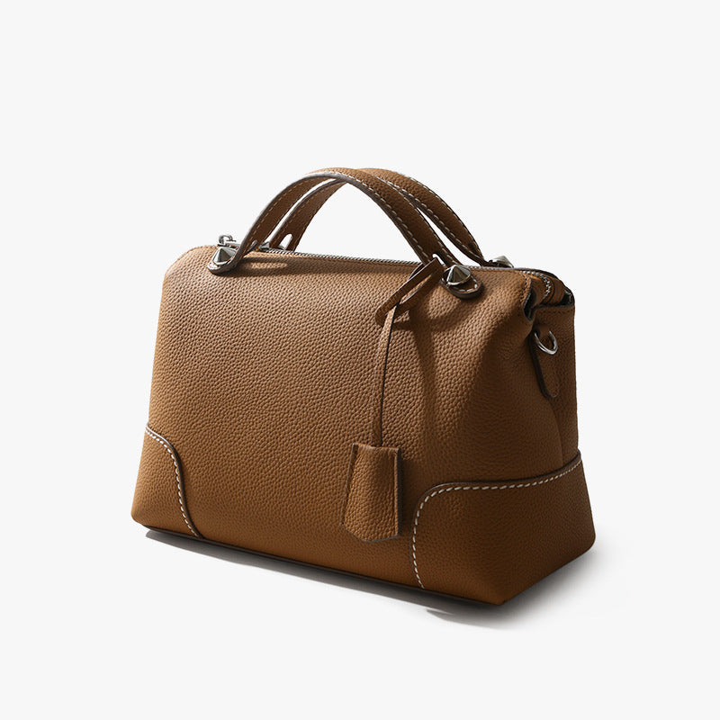 Leather Pillow Crossbody Bag