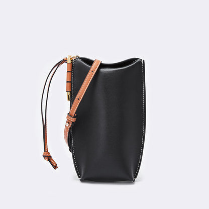 Mini Vintage Leather Phone Crossbody