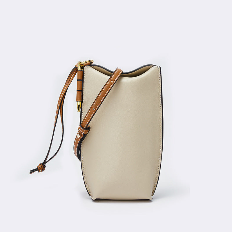 Mini Vintage Leather Phone Crossbody