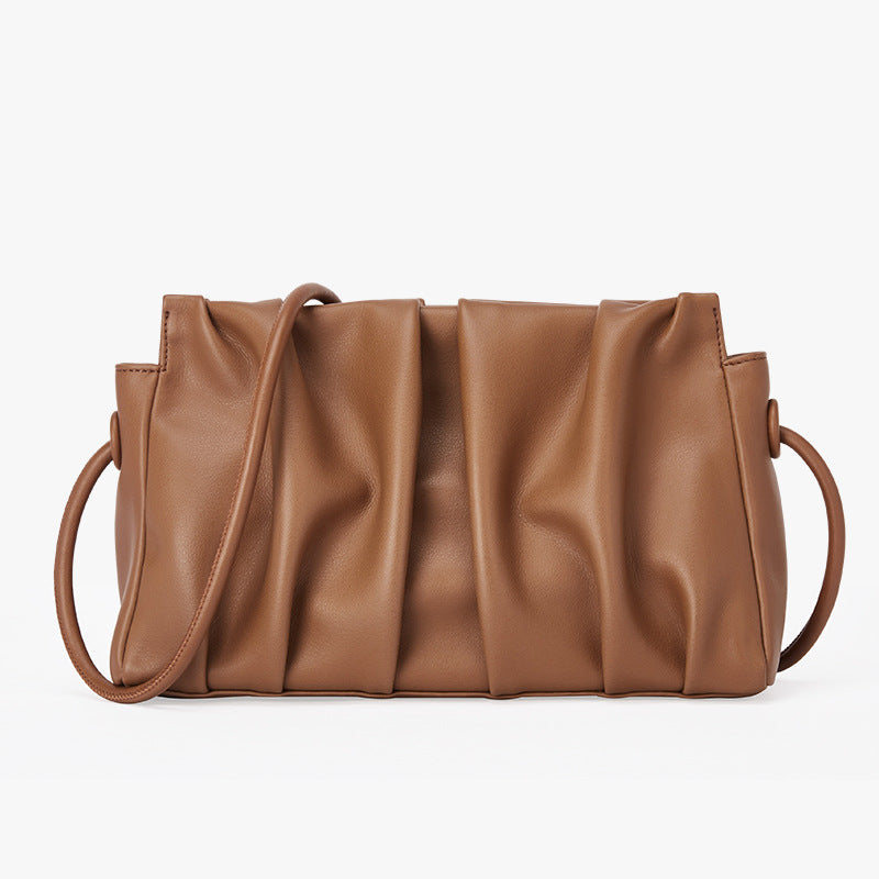 Leather Cloud Square Bag