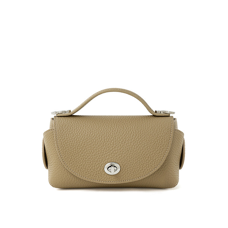 Leather Box Crossbody Bag