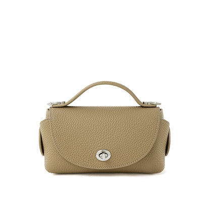 Leather Box Crossbody Bag