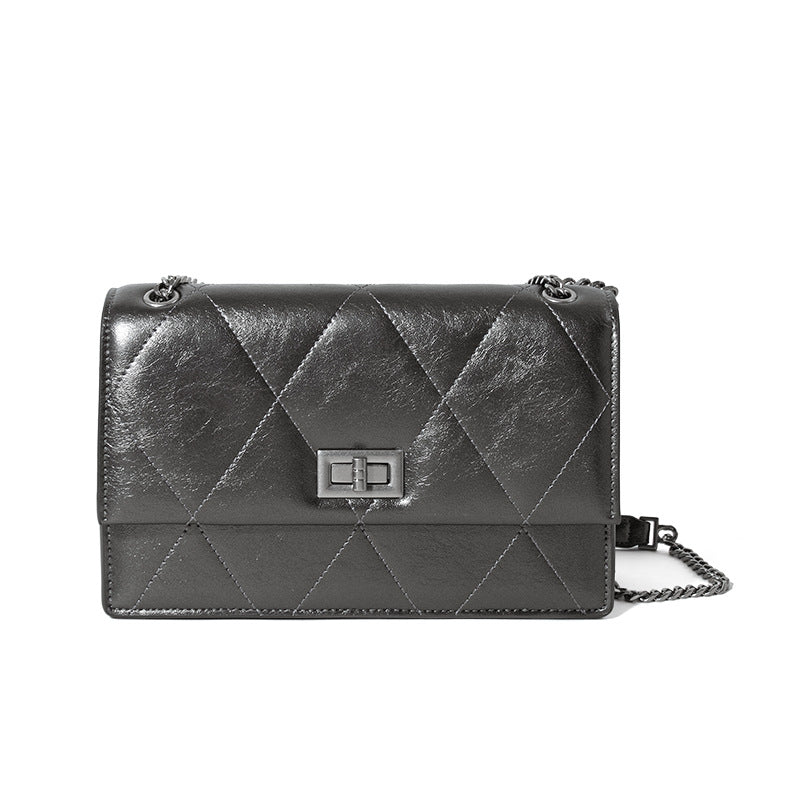Small Leather Chain Crossbody