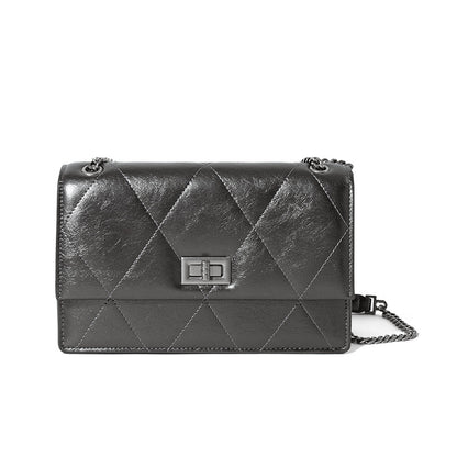Small Leather Chain Crossbody