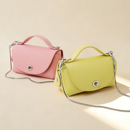 Leather Box Crossbody Bag