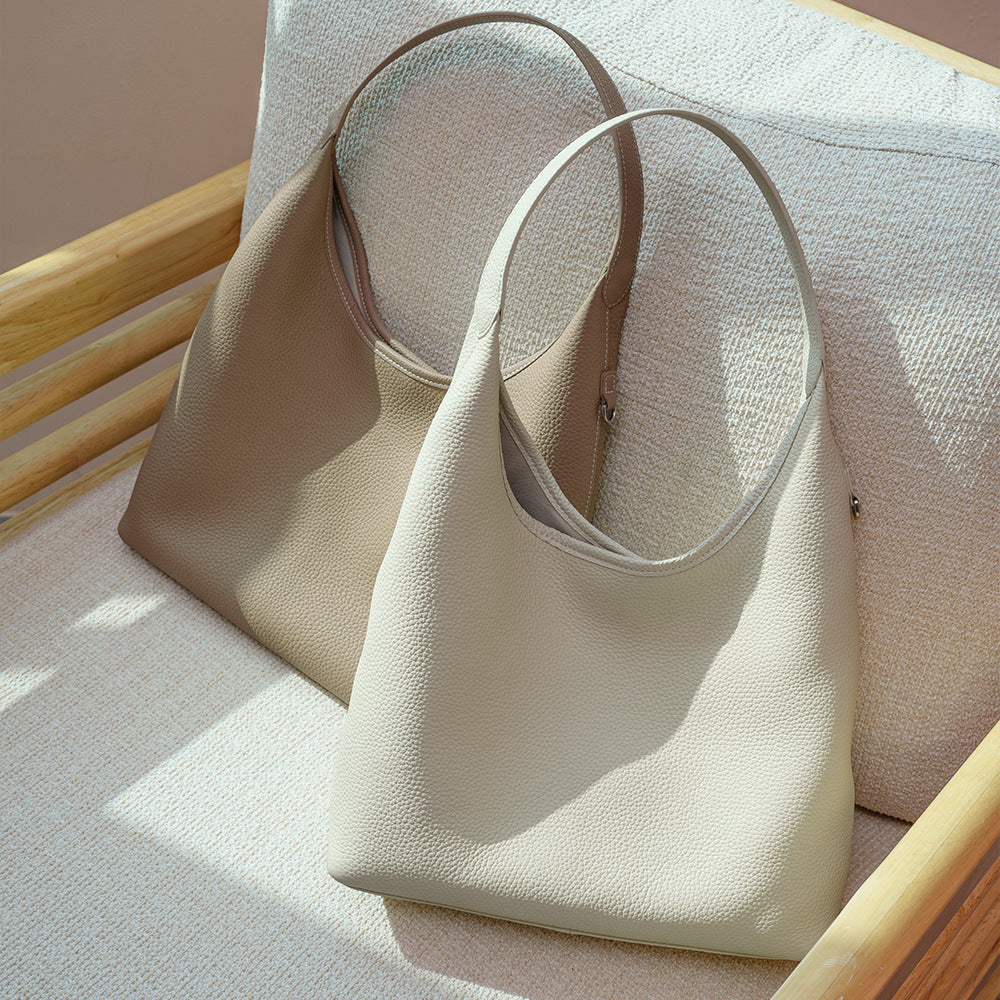 Large Leather Underarm Bag