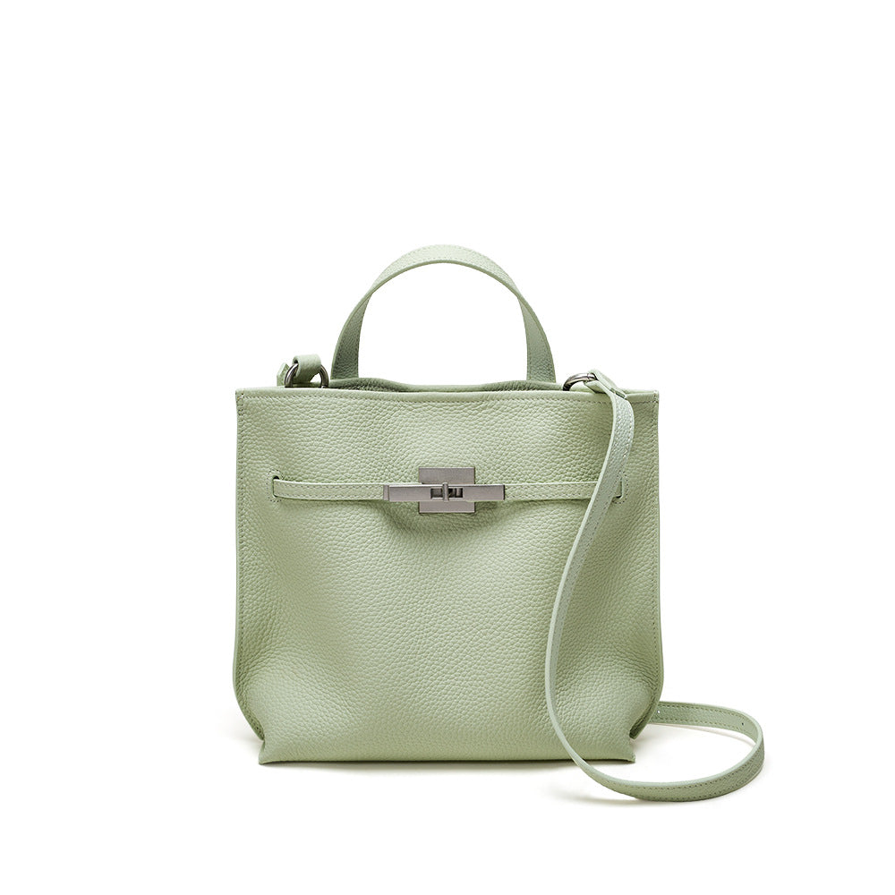 Classic Leather Top-Handle Bag