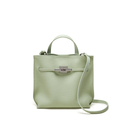 Classic Leather Top-Handle Bag