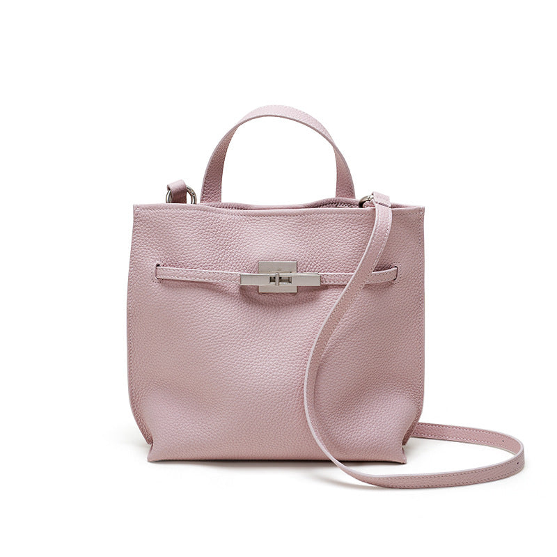 Classic Leather Top-Handle Bag
