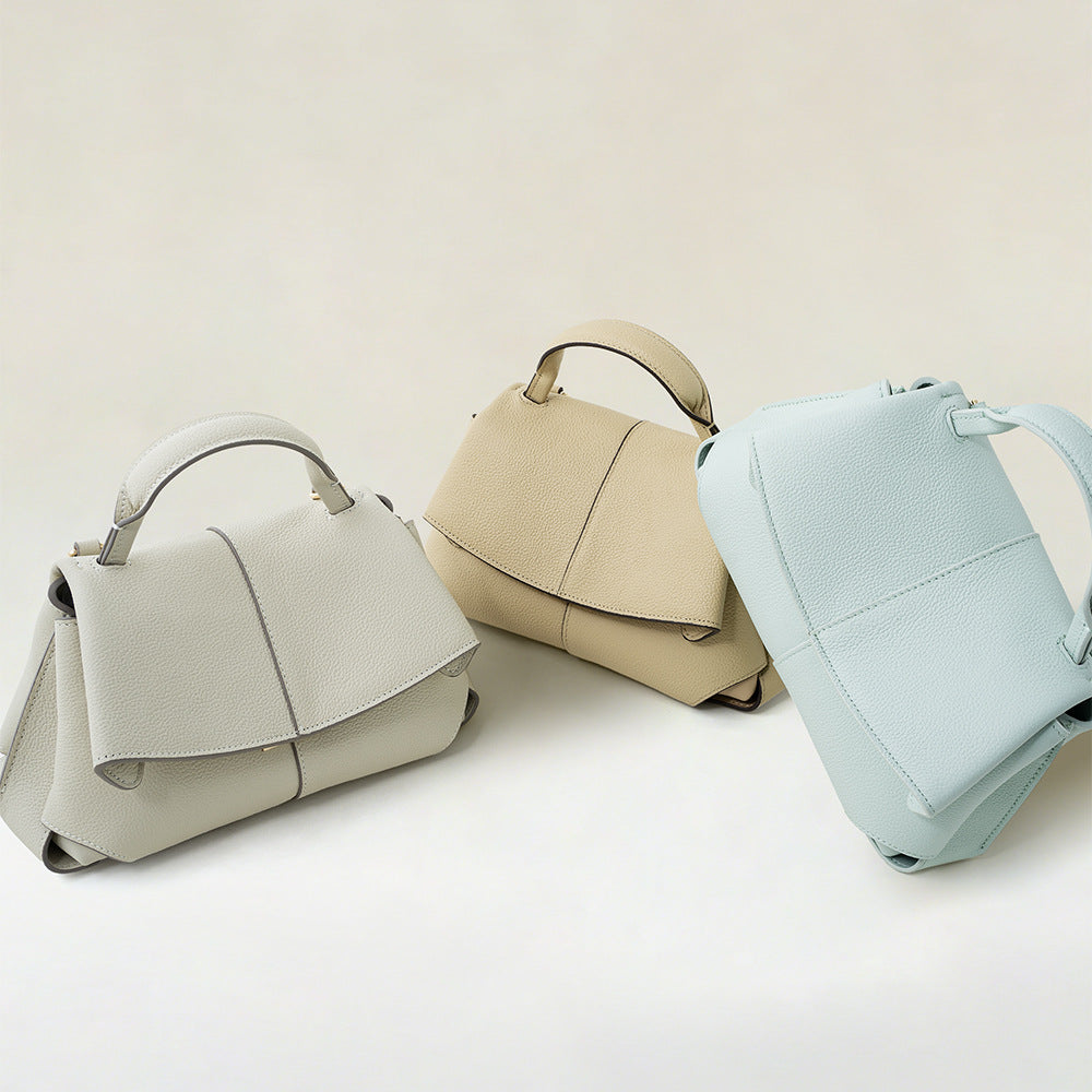 Minimal Top-Handle Crossbody Bag