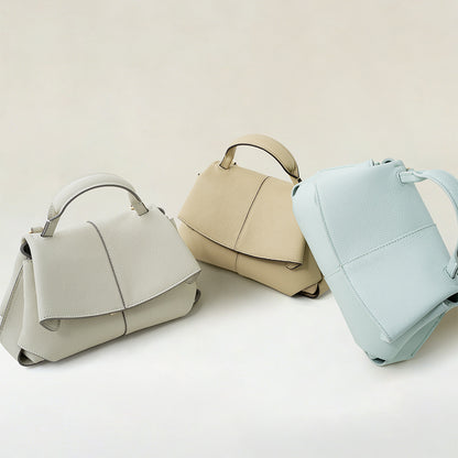Minimal Top-Handle Crossbody Bag