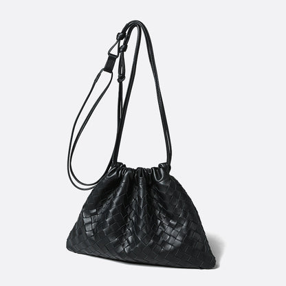 Handwoven Lambskin Crossbody Bag