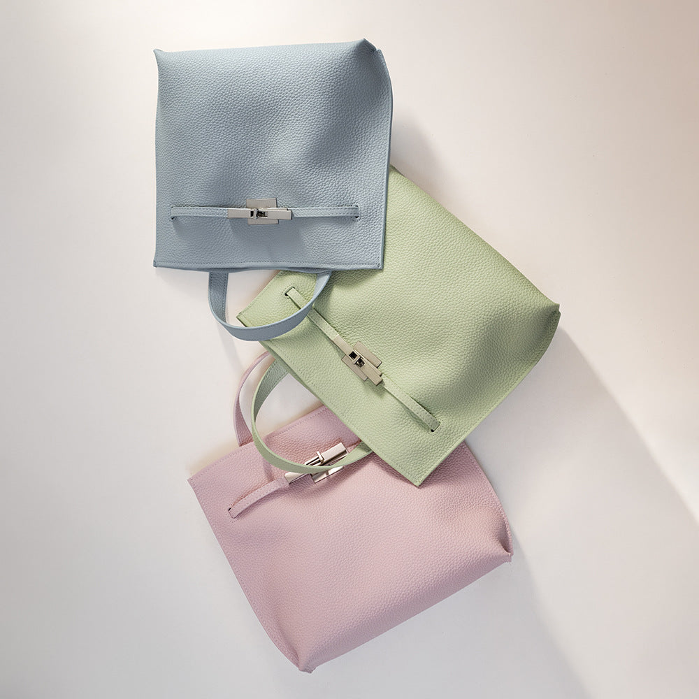 Classic Leather Top-Handle Bag