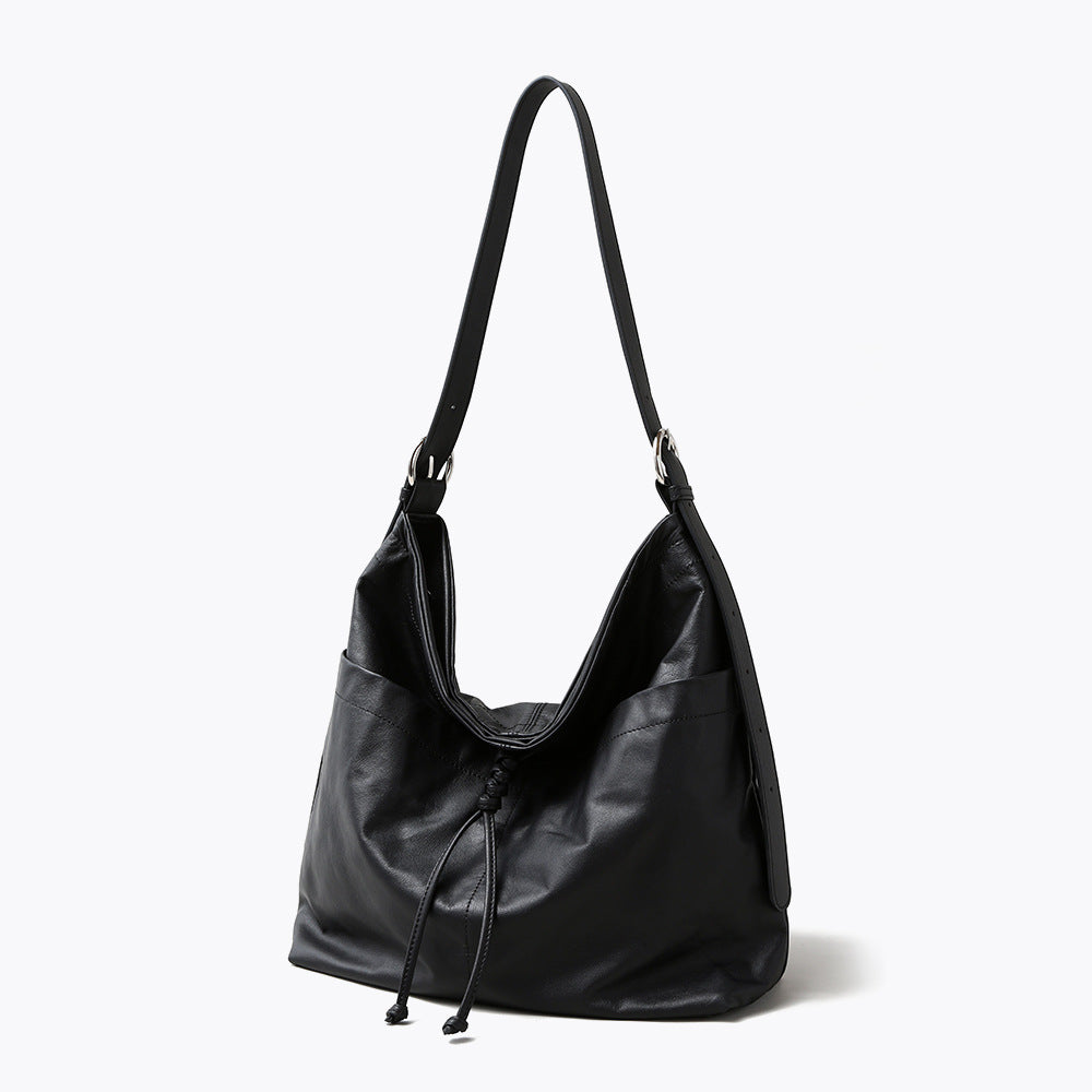 Cowhide Leather Shoulder Tote