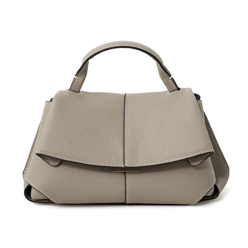Minimal Top-Handle Crossbody Bag