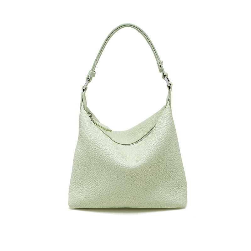 Leather Underarm Handbag
