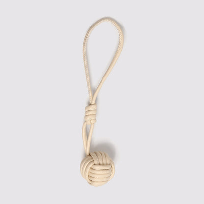 Knitted Pom-Pom Bag Charm