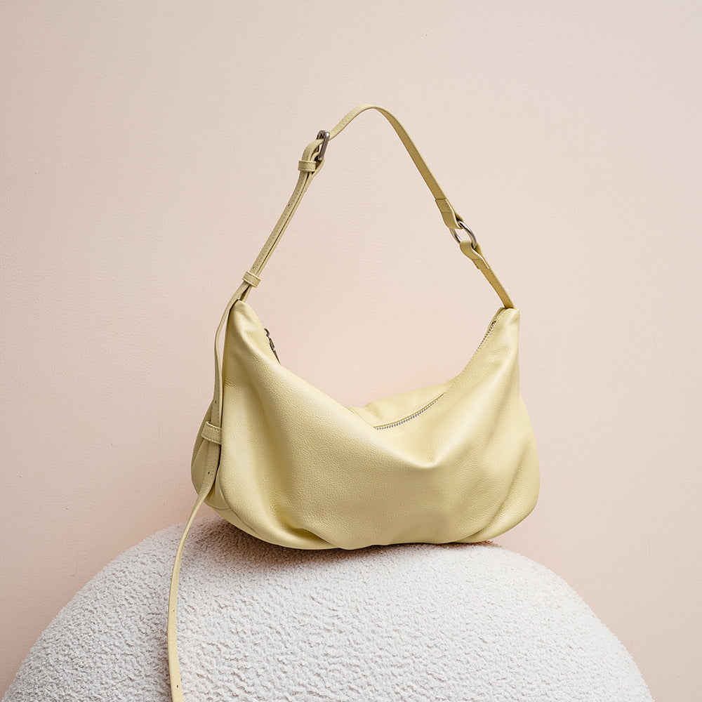 Pleated Dumpling Shoulder Bag
