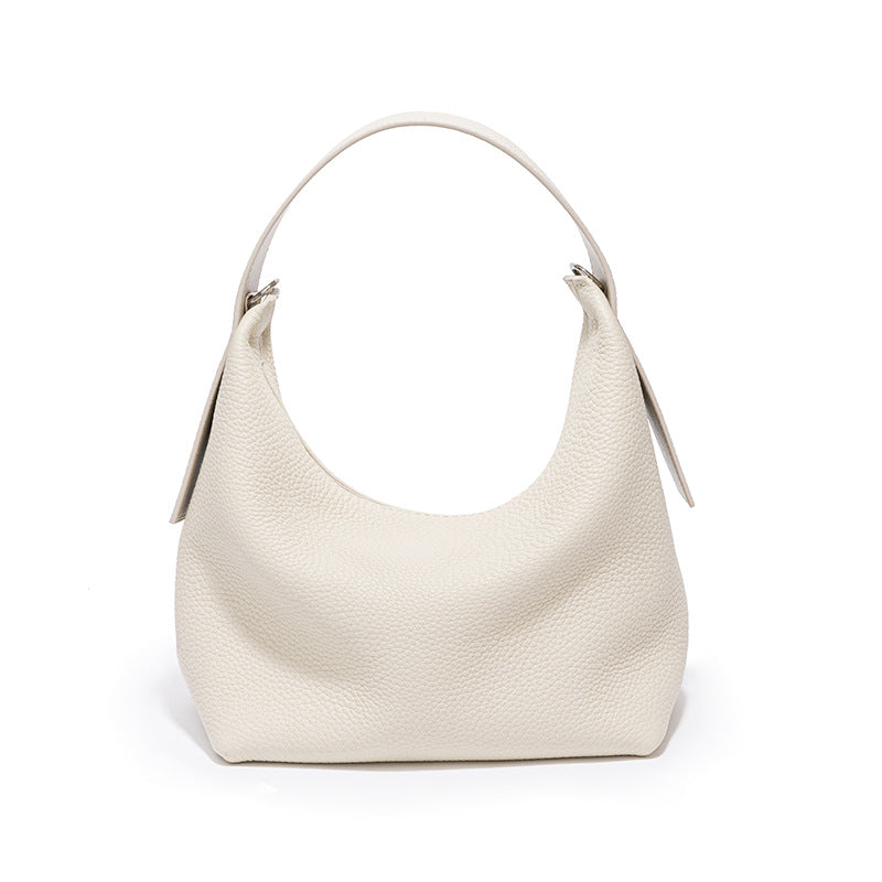 Cowhide Leather Crossbody Handbag