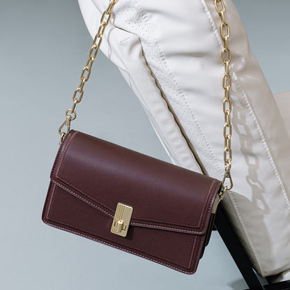 Leather Mini Square Bag