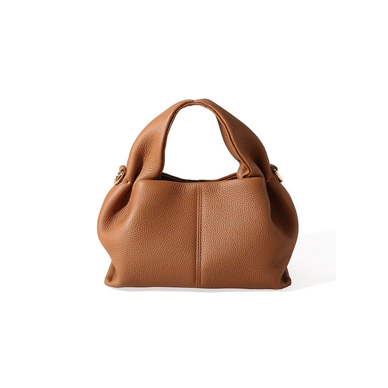 Small Leather Tote Crossbody