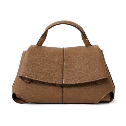 Minimal Top-Handle Crossbody Bag