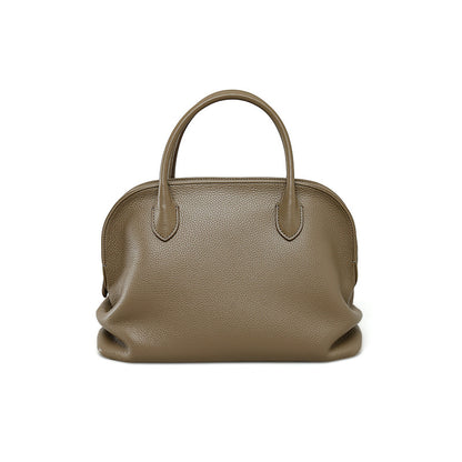 Large Leather Boston Bag