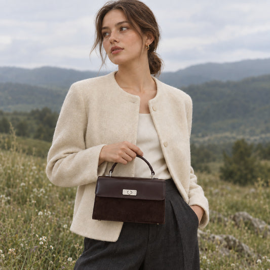 Vintage Square Crossbody Bag