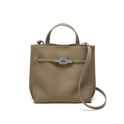 Classic Leather Top-Handle Bag