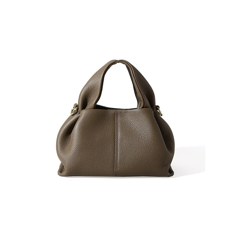 Small Leather Tote Crossbody