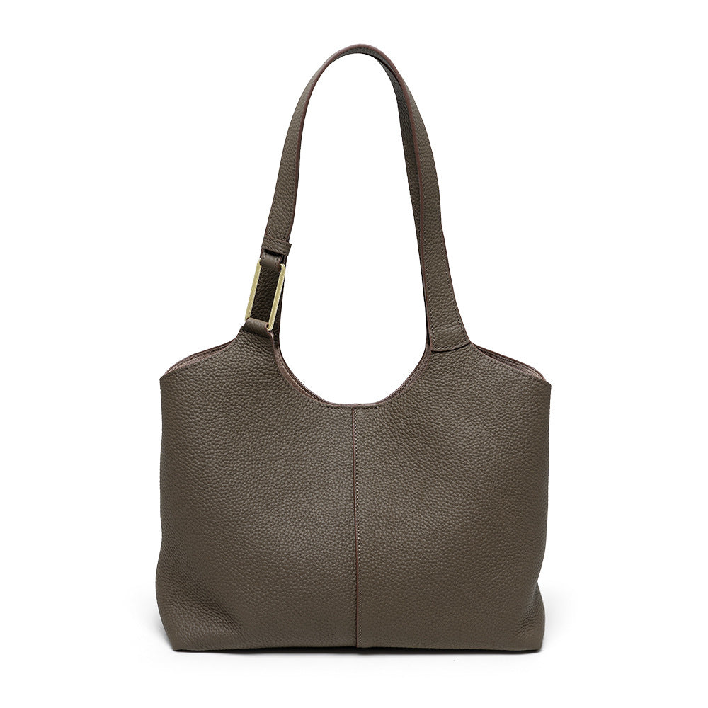 Large Cowhide Underarm Tote