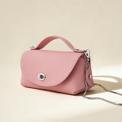 Leather Box Crossbody Bag