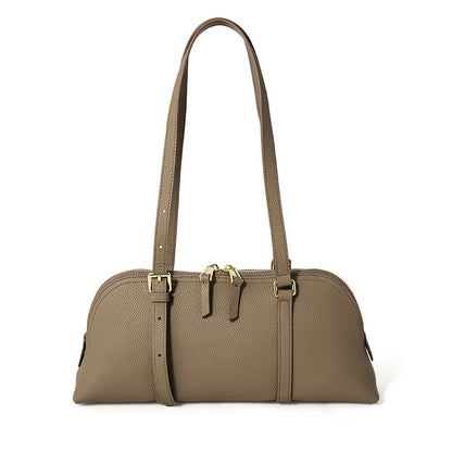 Leather Baguette Handbag