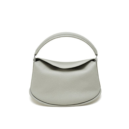 Leather Underarm Tote with Strap