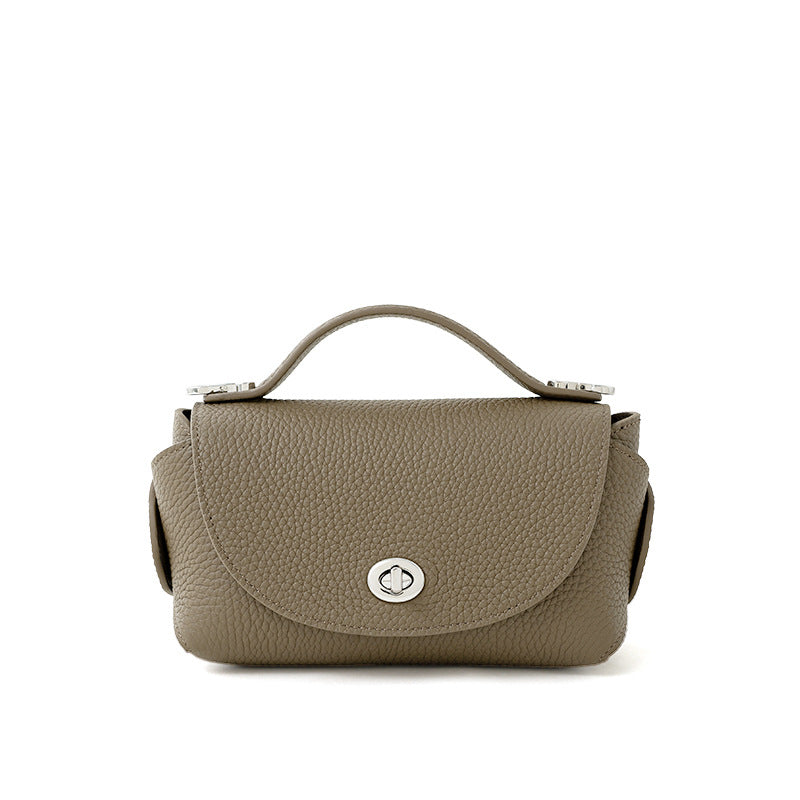 Leather Box Crossbody Bag