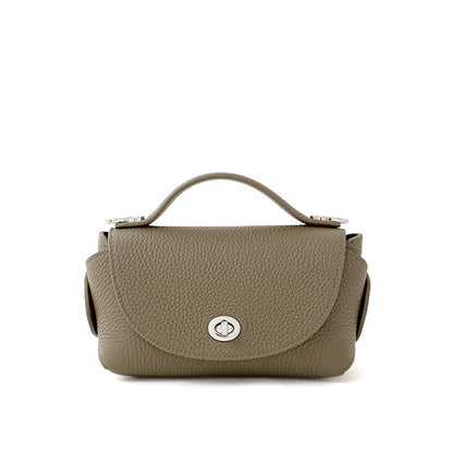 Leather Box Crossbody Bag
