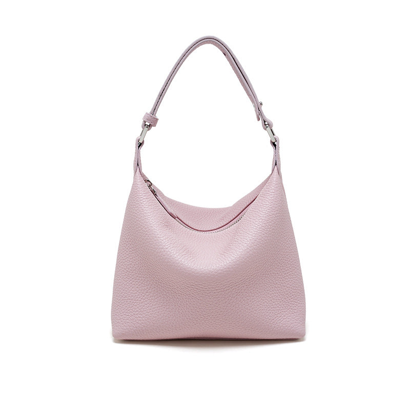 Leather Underarm Handbag