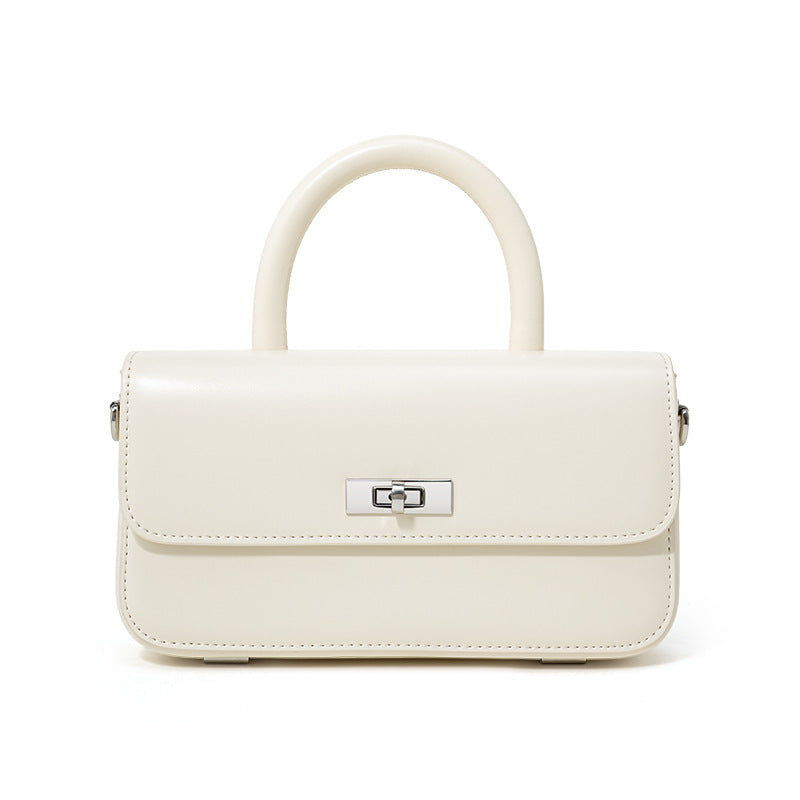 Small Square Leather Handbag