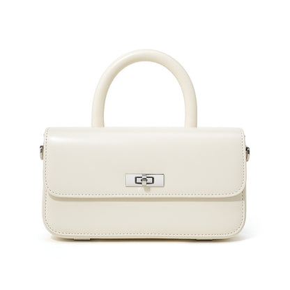 Small Square Leather Handbag