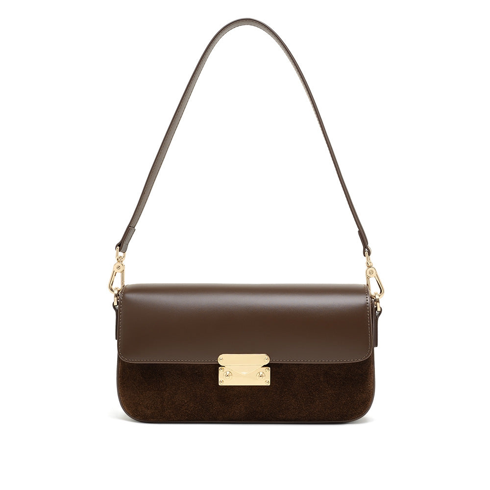 Leather Baguette Phone Bag