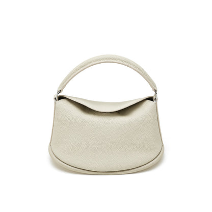 Leather Underarm Tote with Strap