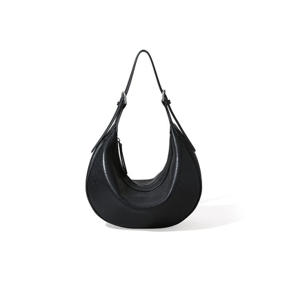 Vegetable-Tanned Leather Dumpling Bag