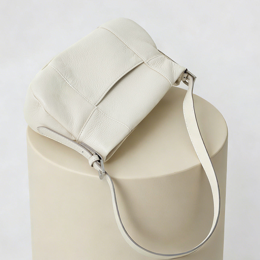 Cowhide Leather Handbag Crossbody