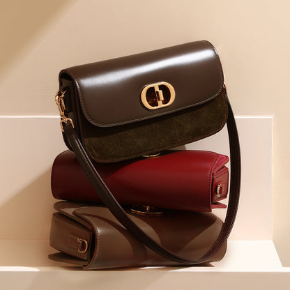 Glossy Nubuck Underarm Crossbody